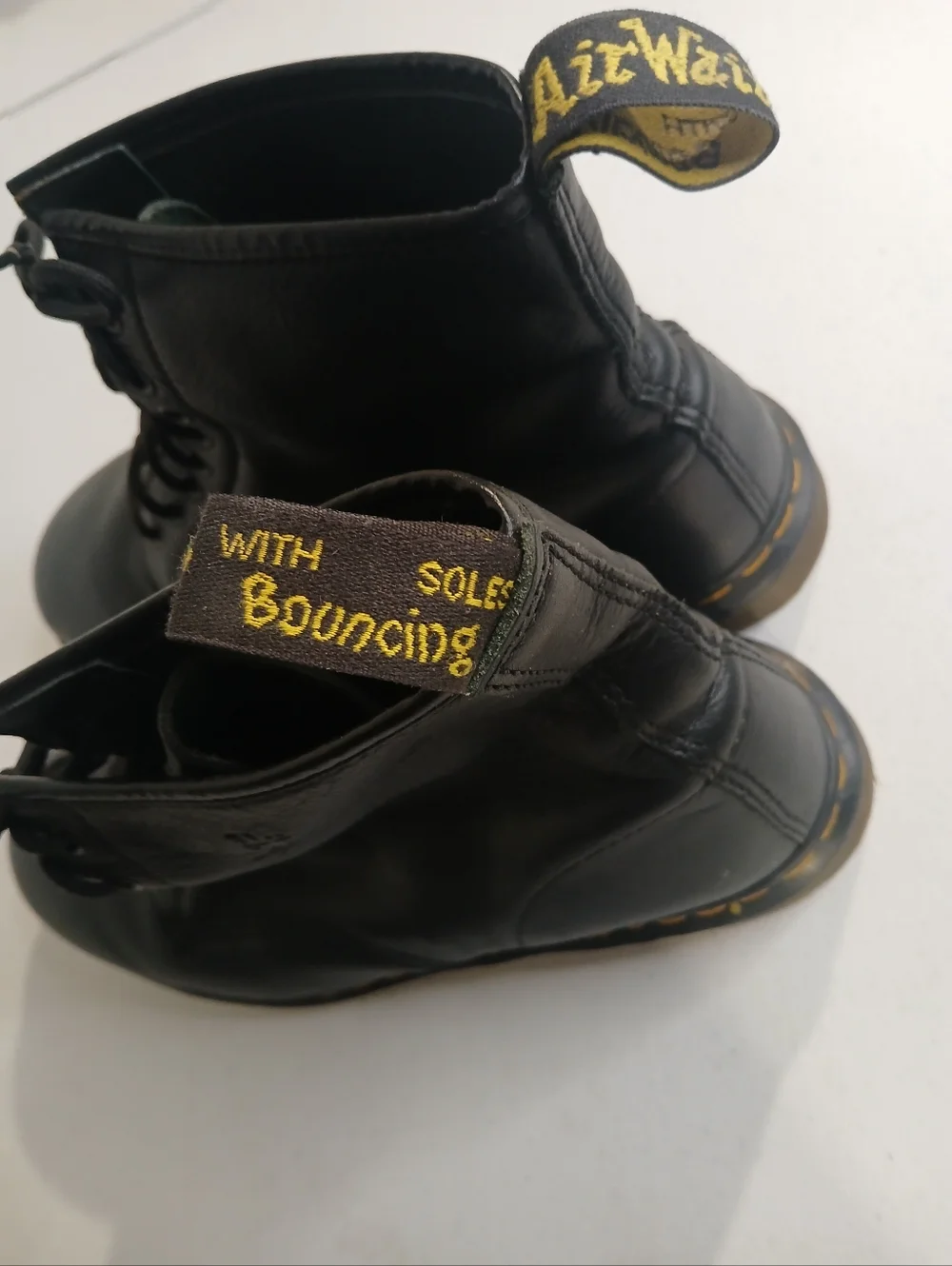 Vintage Made in England Doc Martens 1460 Leather Boots UK 12 / US 13